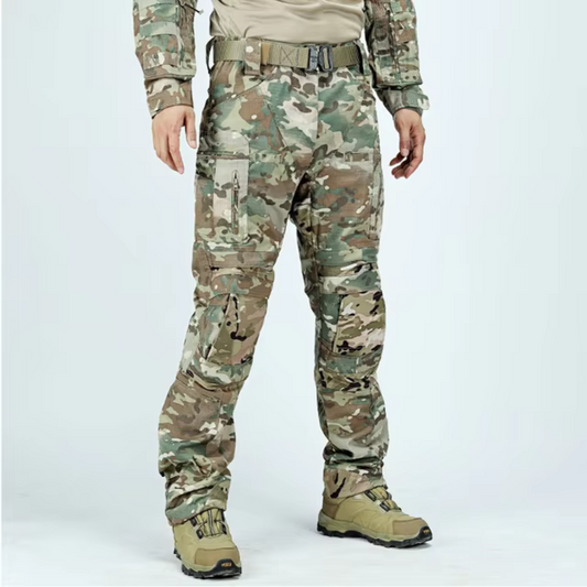 Lucas - Pantalon cargo tactique avec multiples poches pour hommes - Vêtements de travail