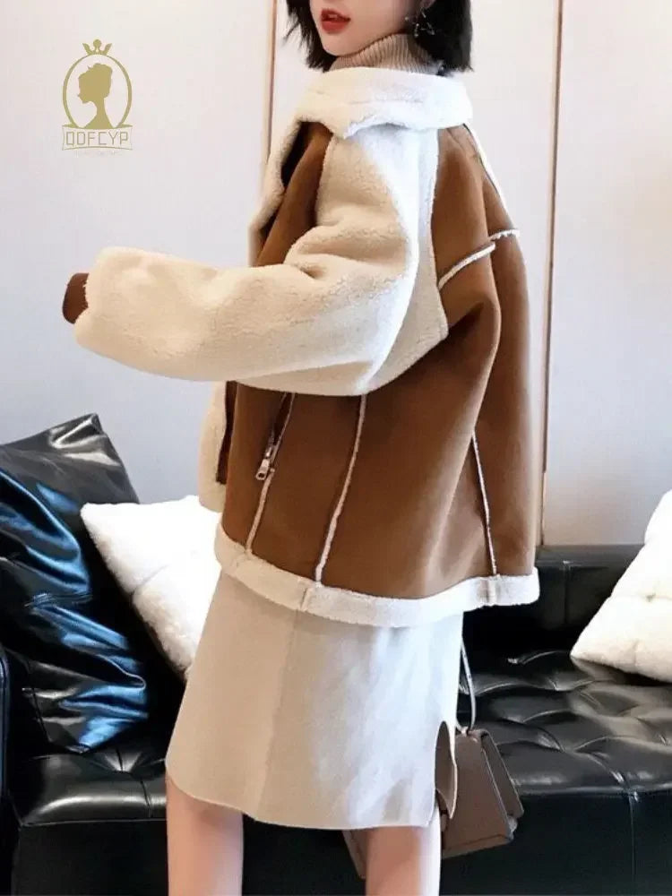 Manteau d'hiver vintage pour femmes