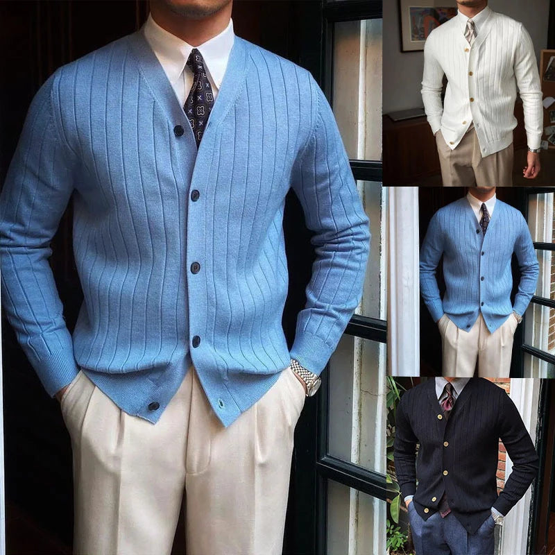 Rik Merino Wool Cardigan - Cardigan noué pour l'hiver
