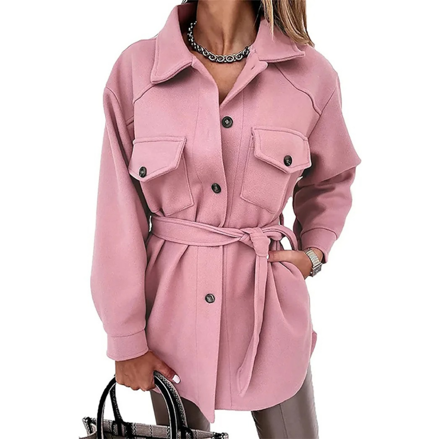 Samira - veste vintage décontractée avec poches