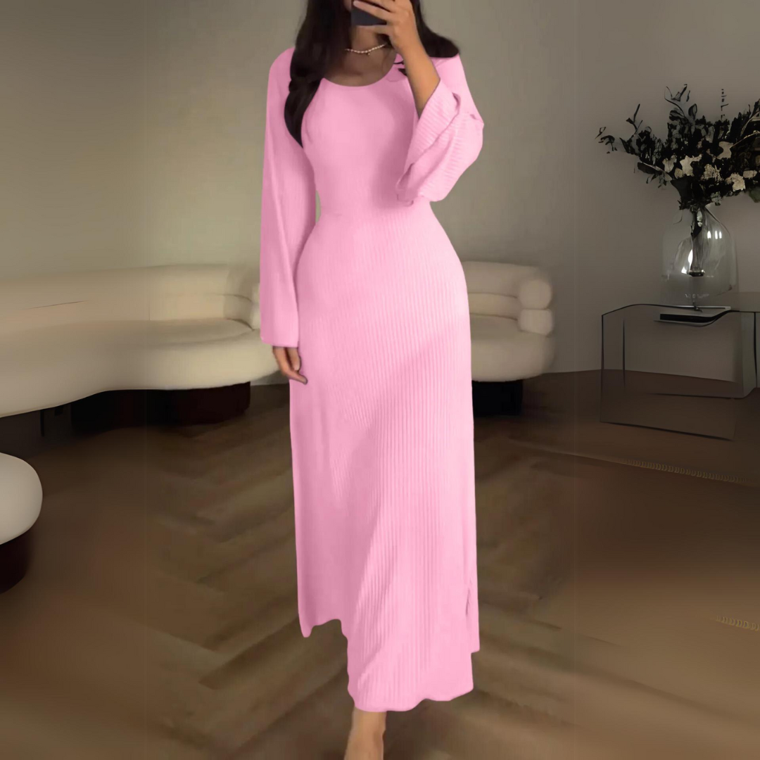 Robe à manches longues - Projet Paris - Style intemporel et féminin - Parfaite pour toutes les occasions