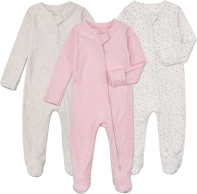 Pyjama Bébé avec Pieds et Gants - Ensemble de 3 pour Plus de Chaleur