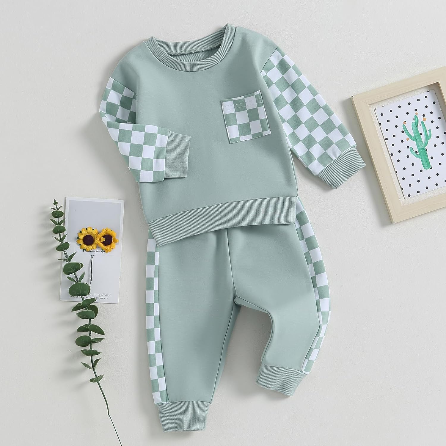 Ensemble d'Hiver Baby Jogger - Sweatshirt Contrasté et Pantalon pour le Confort par Temps Froid