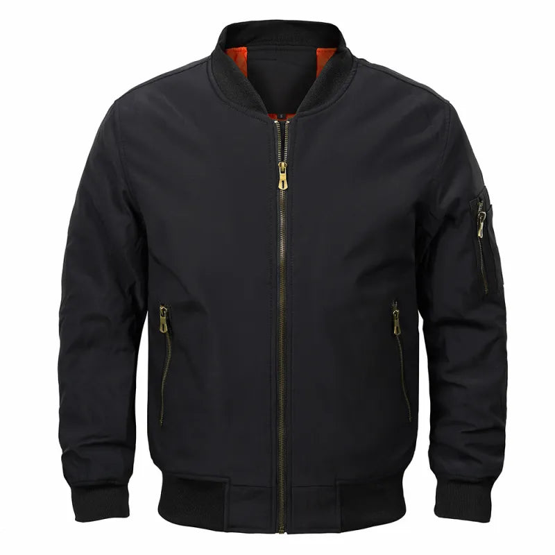 Tim - Blouson Bomber pour Homme - Avec Fermeture Éclair - Tendance et Confortable