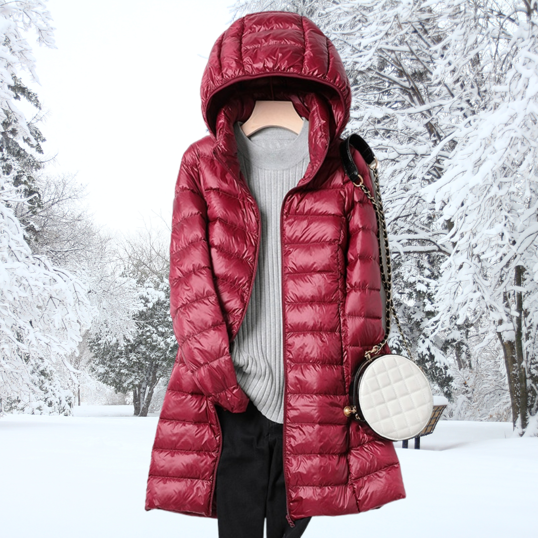 Parka longue rembourrée pour femmes
