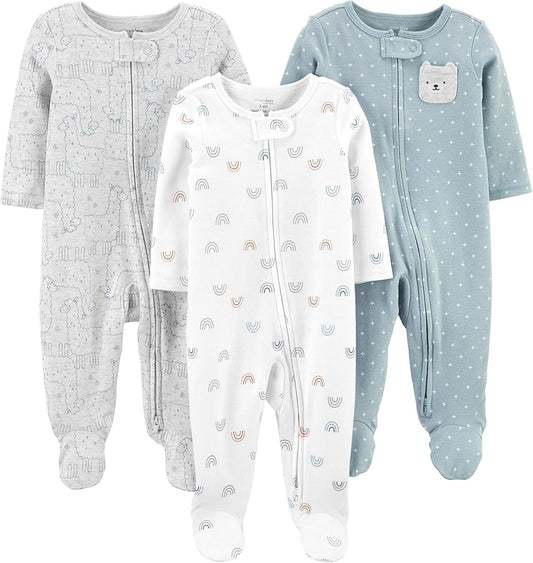 Ensemble de sommeil et de jeu d'hiver pour bébé en 3 pièces - Chaud et Confortable pour les Mois Froids