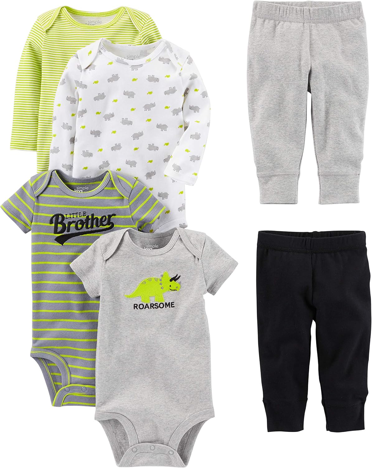 Ensemble de Vêtements Unisexe pour Bébé 6 Pièces - Ensemble Complet pour le Bébé