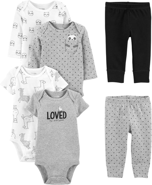 Ensemble de Vêtements Unisexe pour Bébé 6 Pièces - Ensemble Complet pour le Bébé