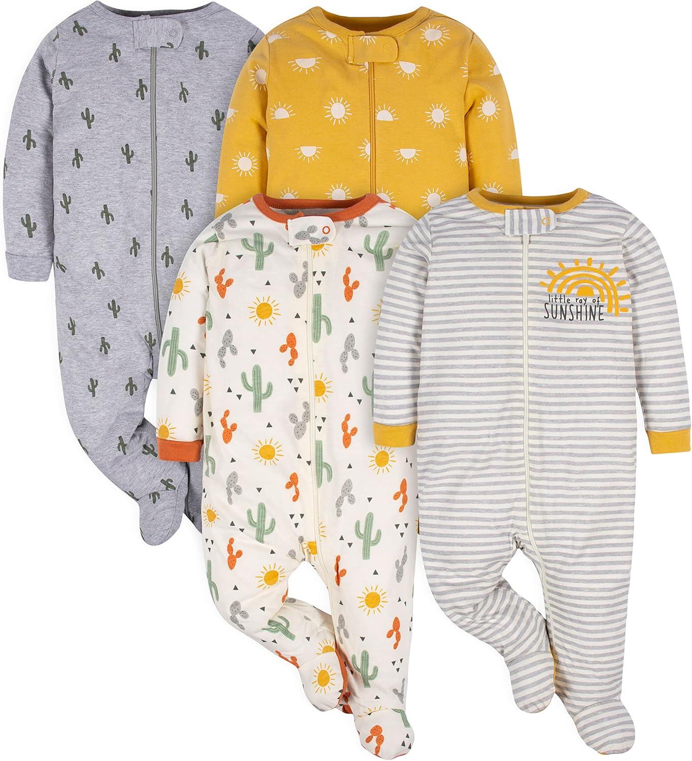 Pyjama Gerber pour Bébé Garçon - Avec Pieds pour des Nuits Confortables