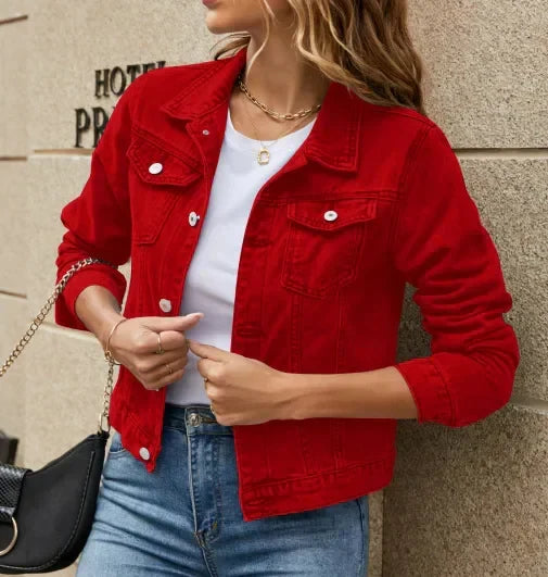 Veste en denim pour femme