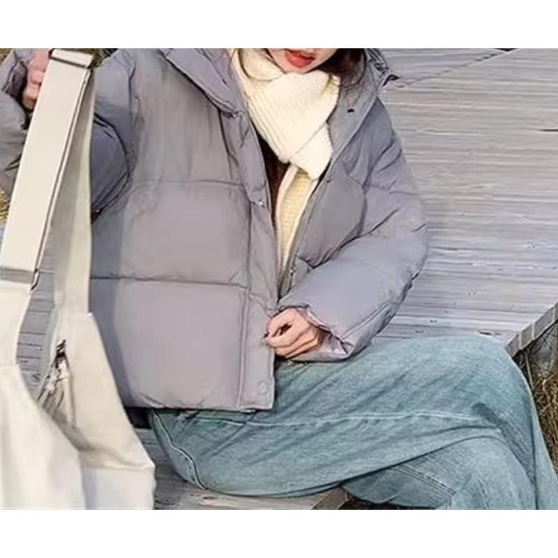 Chantal | Manteau Hiver Femme Matelassé à Capuche, Fermeture Éclair, Coupe Moderne