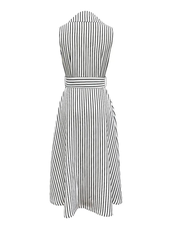 Lorabelle - Robe trench rayée