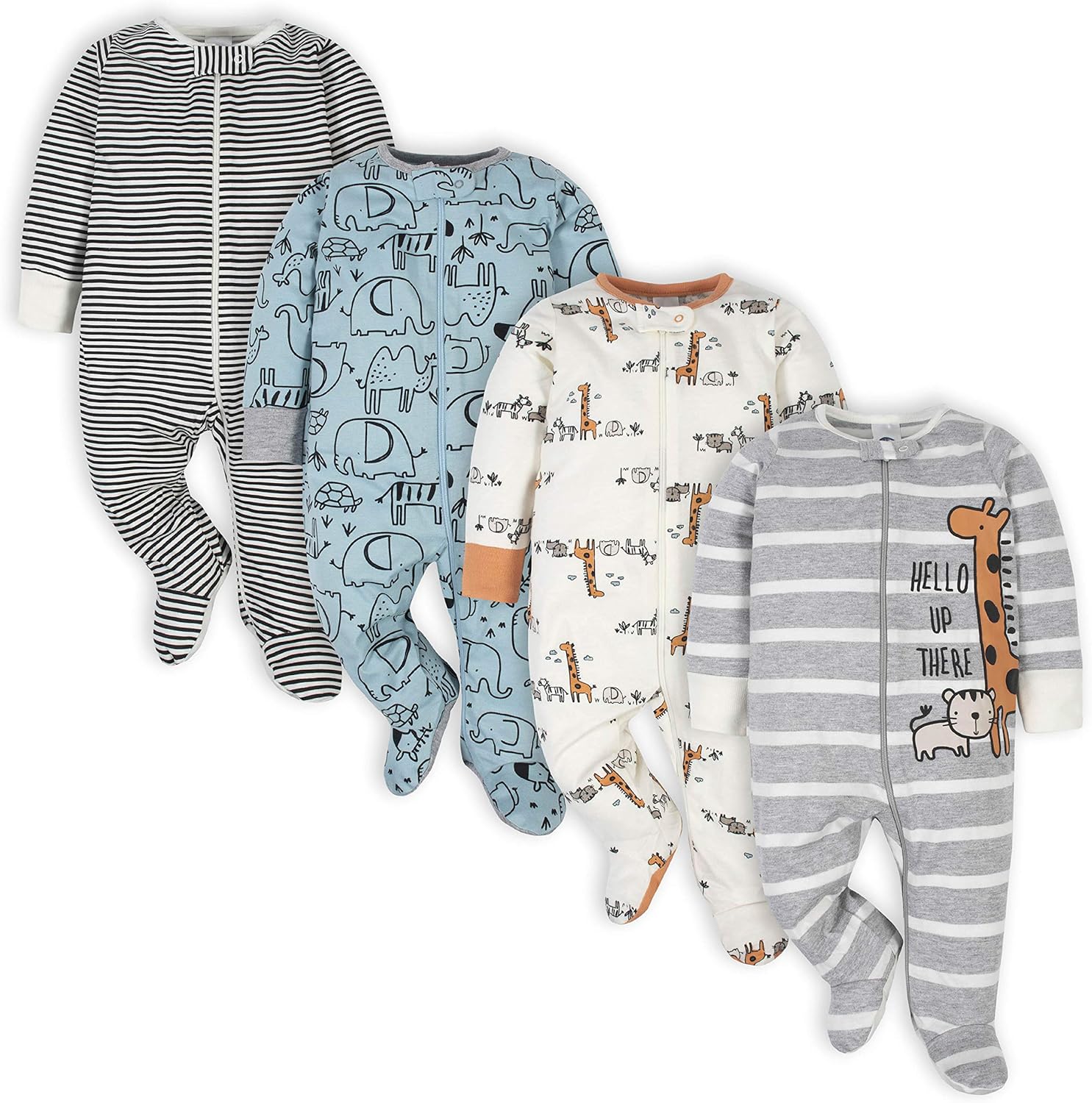 Pyjama Gerber pour Bébé Garçon - Avec Pieds pour des Nuits Confortables