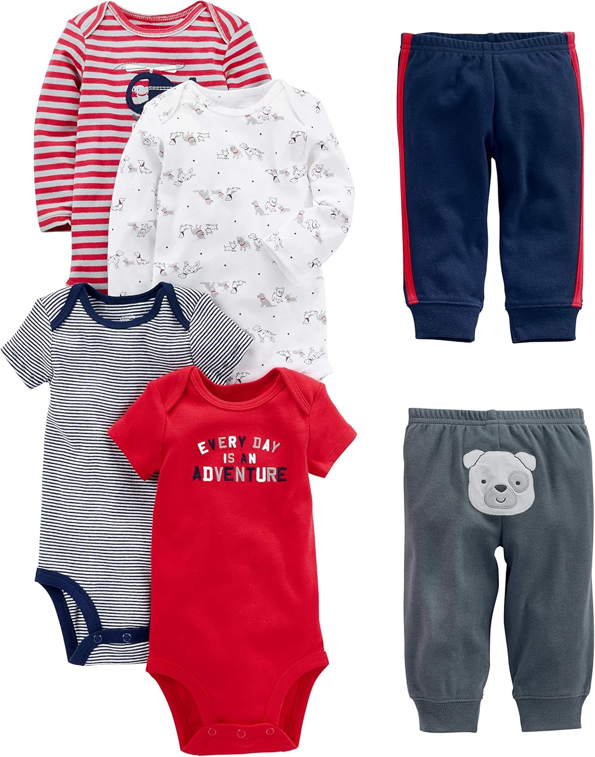 Ensemble de Vêtements Unisexe pour Bébé 6 Pièces - Ensemble Complet pour le Bébé