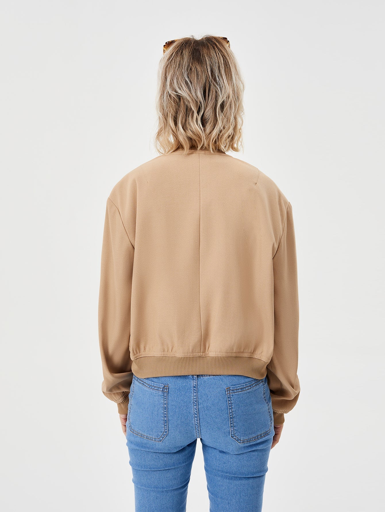 Veste bombardier fine pour femme