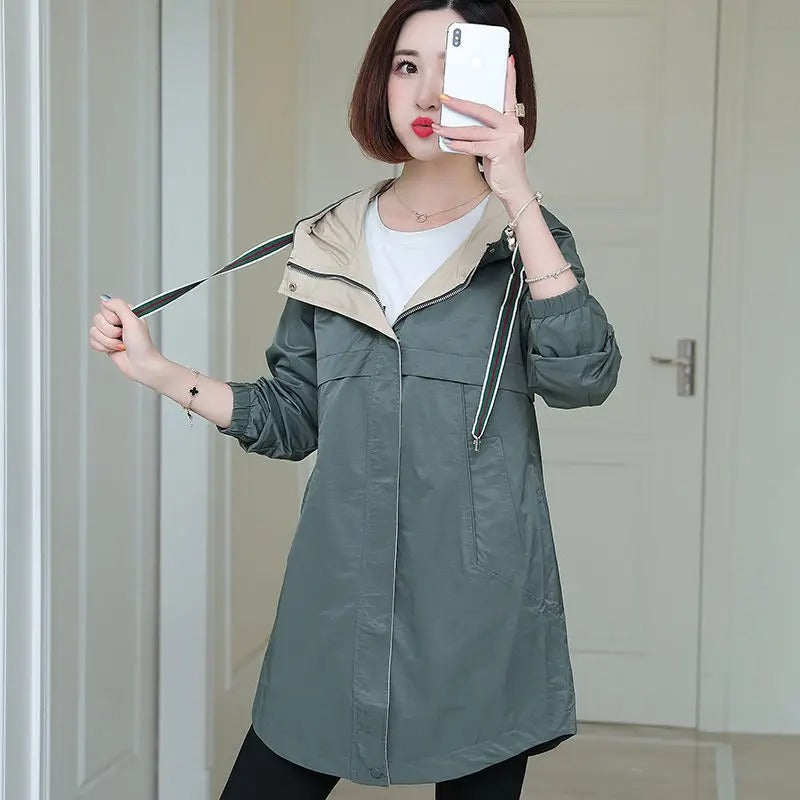 Coupe-vent mackintosh élégant pour femmes