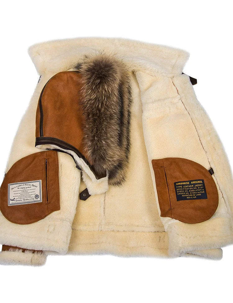 MAZE - Manteau d'hiver en cuir