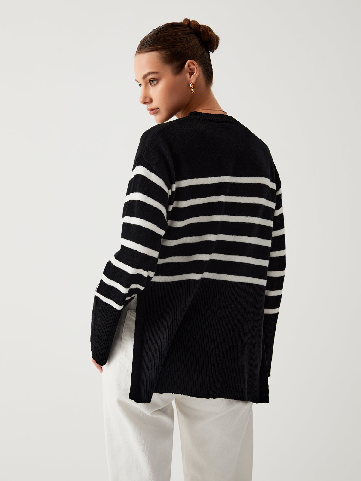 Juliette - Pull rayé grande taille