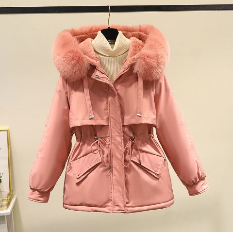Manteau d'hiver pour femme avec col élégant