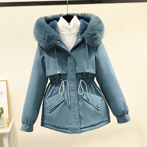 Manteau d'hiver pour femme avec col élégant