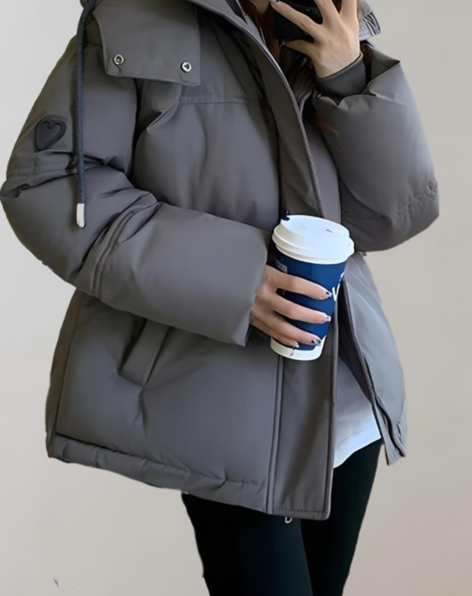 Mila - Veste d'hiver chaude et thermo-isolante avec poches et capuche