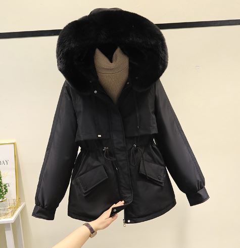 Manteau d'hiver pour femme avec col élégant