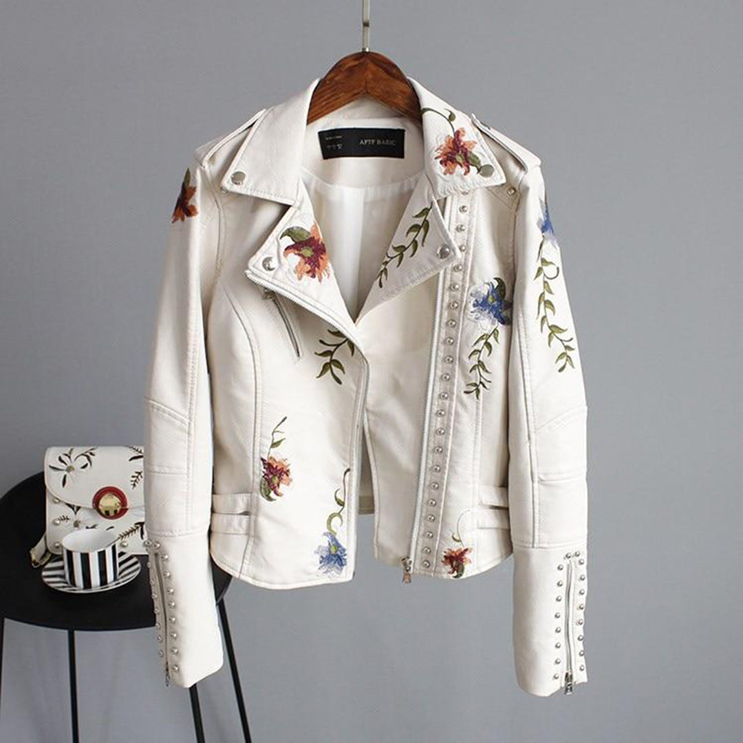 Taylor - élégante veste streetwear à fleurs