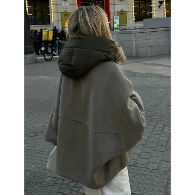 Paula - Veste ample et décontractée avec capuche