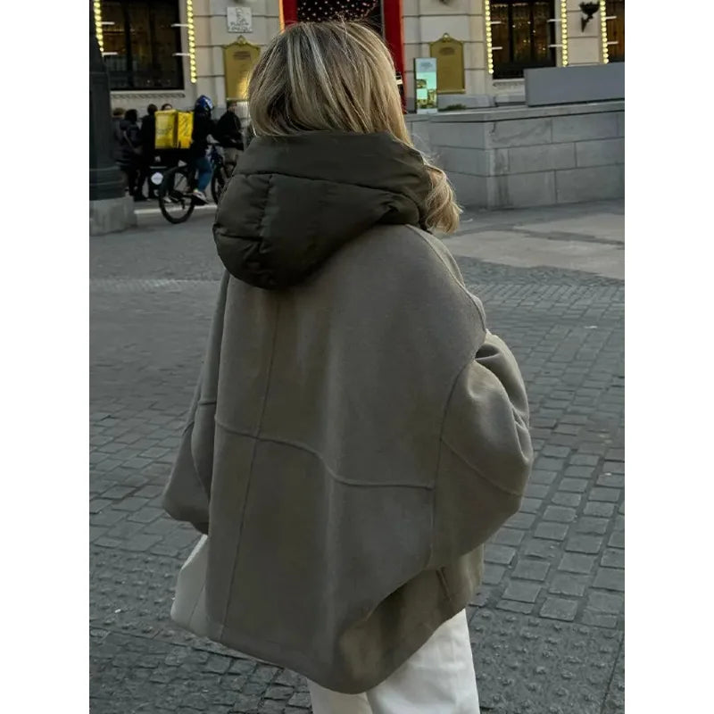 Paula - Veste ample et décontractée avec capuche
