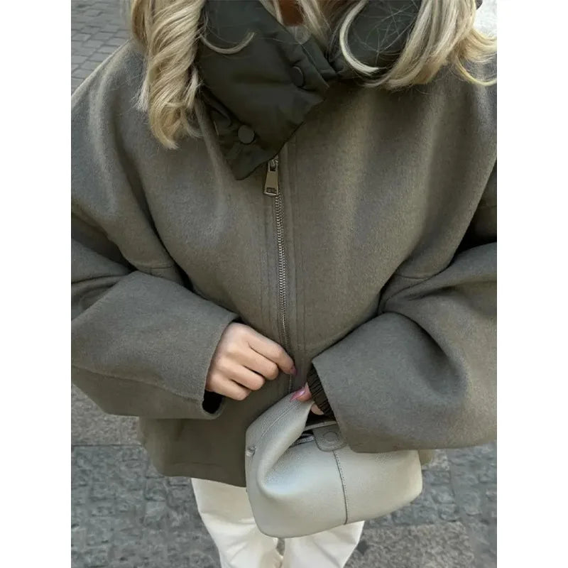 Paula - Veste ample et décontractée avec capuche