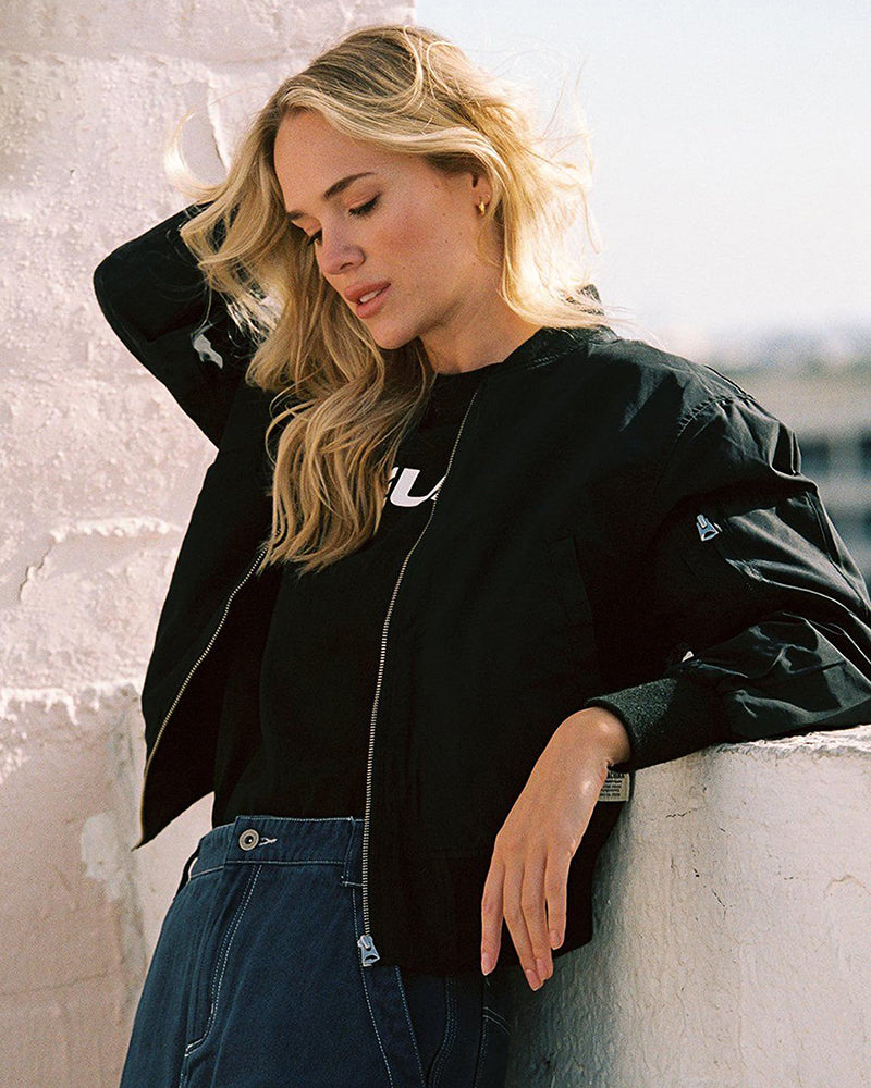 Veste femme bomber mince automne