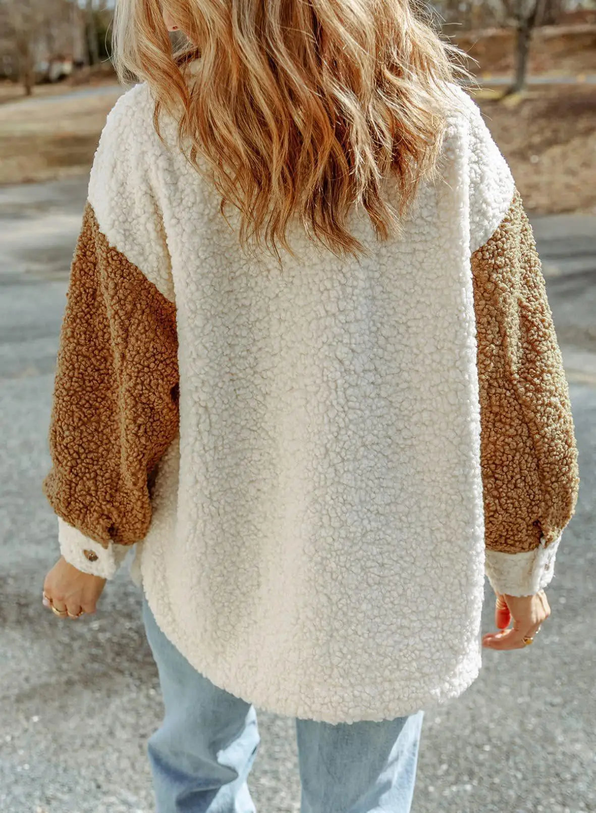 Nicolette - manteau élégant en peluche