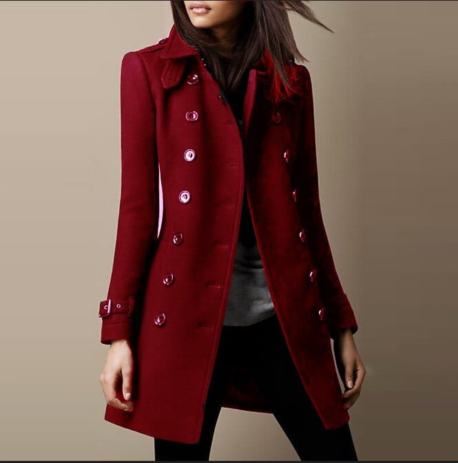 Amaya - manteau d'hiver à double boutonnage
