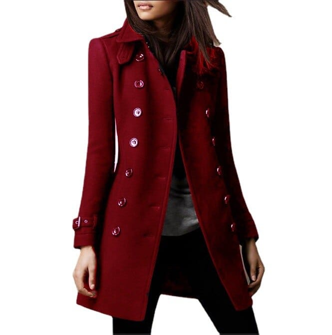 Amaya - manteau d'hiver à double boutonnage