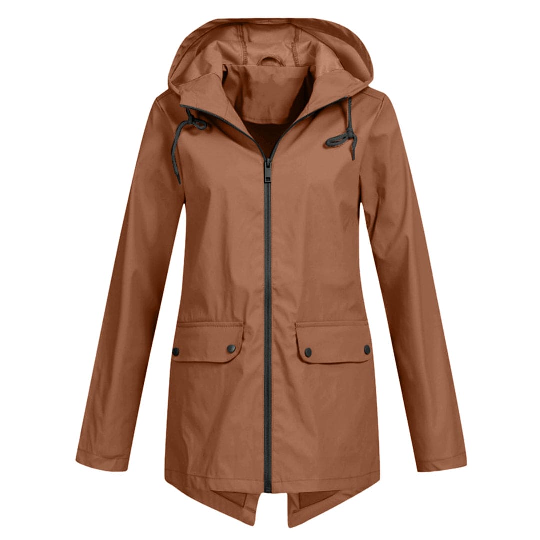 Veste de pluie légère avec capuche