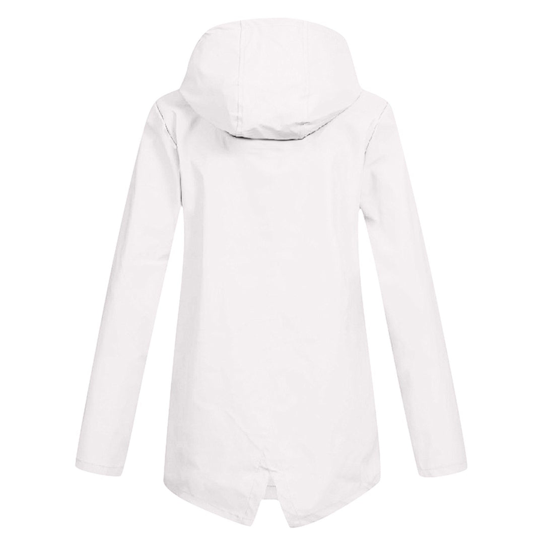 Mackintosh long avec capuche pour femme