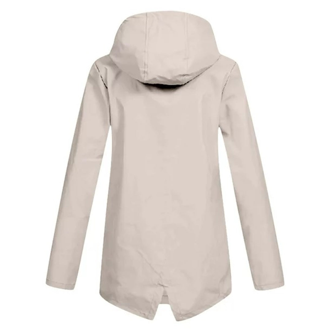 Mackintosh long avec capuche pour femme