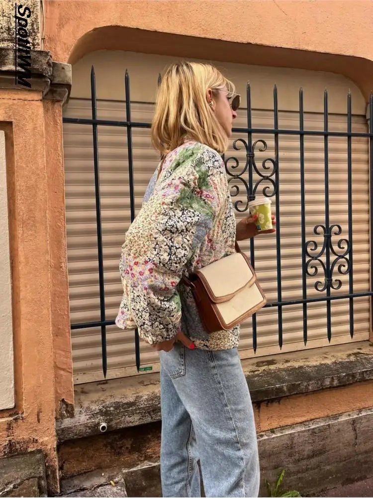 Amanda - manteau d'été imprimé streetwear