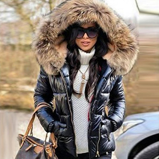 Manteau pour femme avec capuche élégante