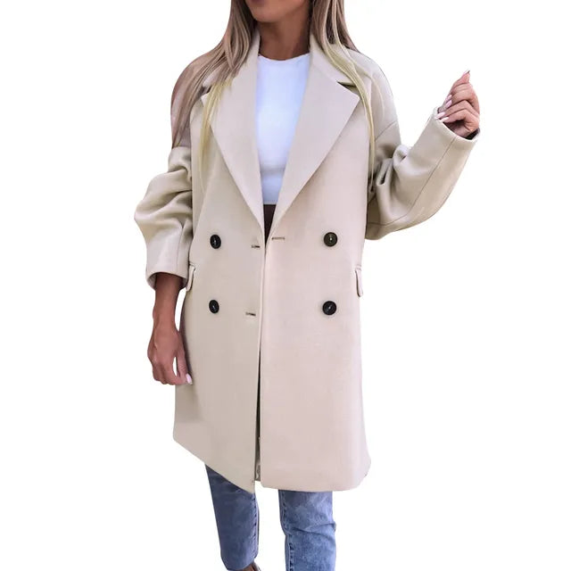 Alison - trench-coat élégant à mi-mollet