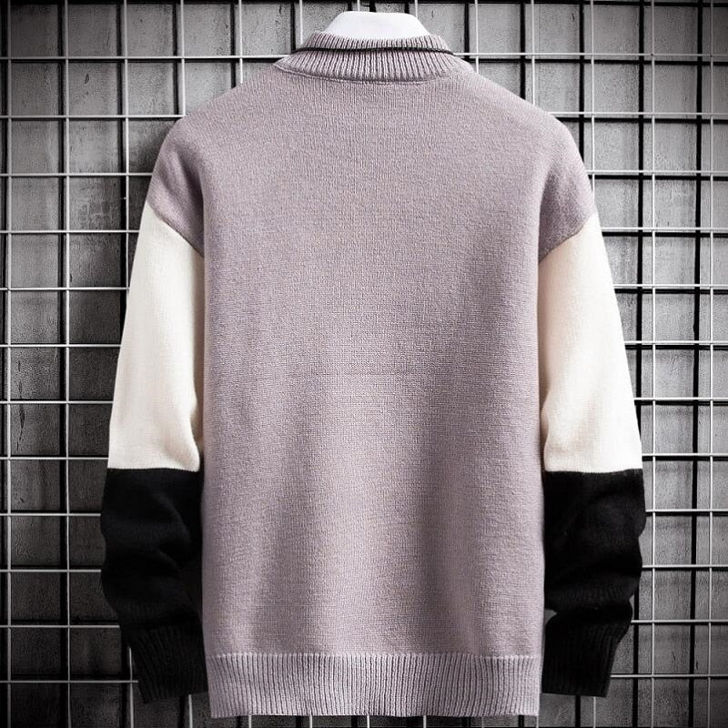Felix Patchwork Pullover - Pull chaud et à la mode