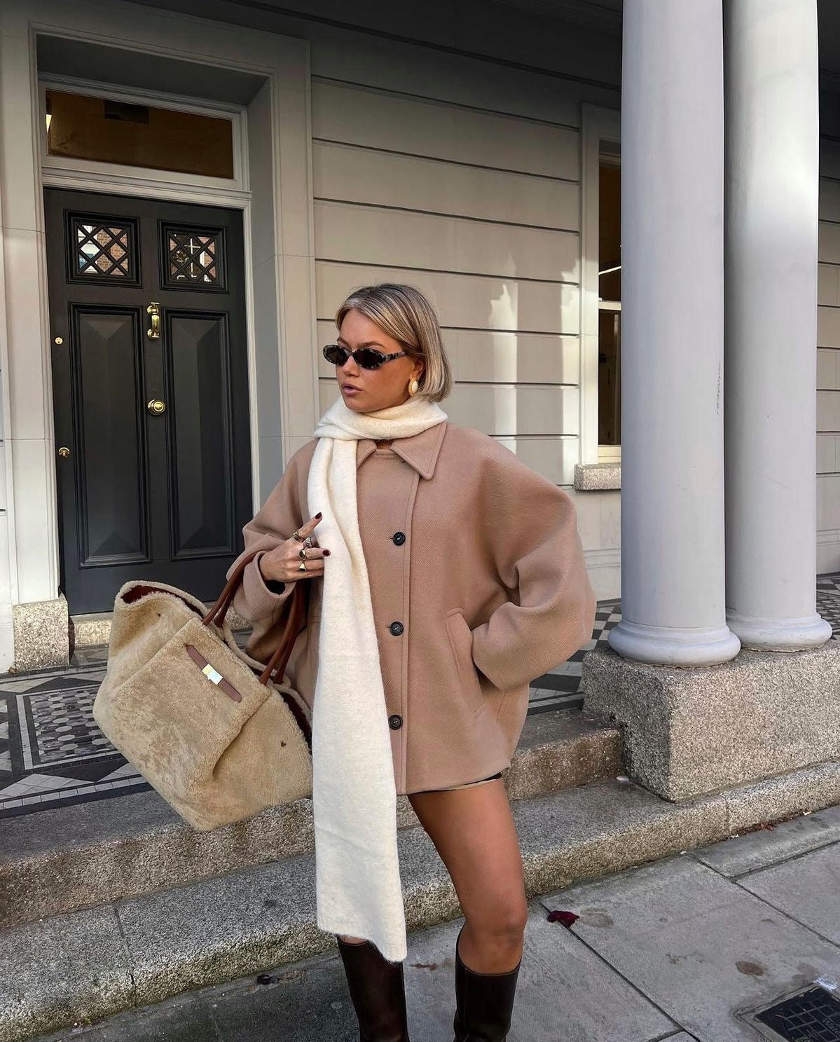 Lovie | Manteau en laine surdimensionné
