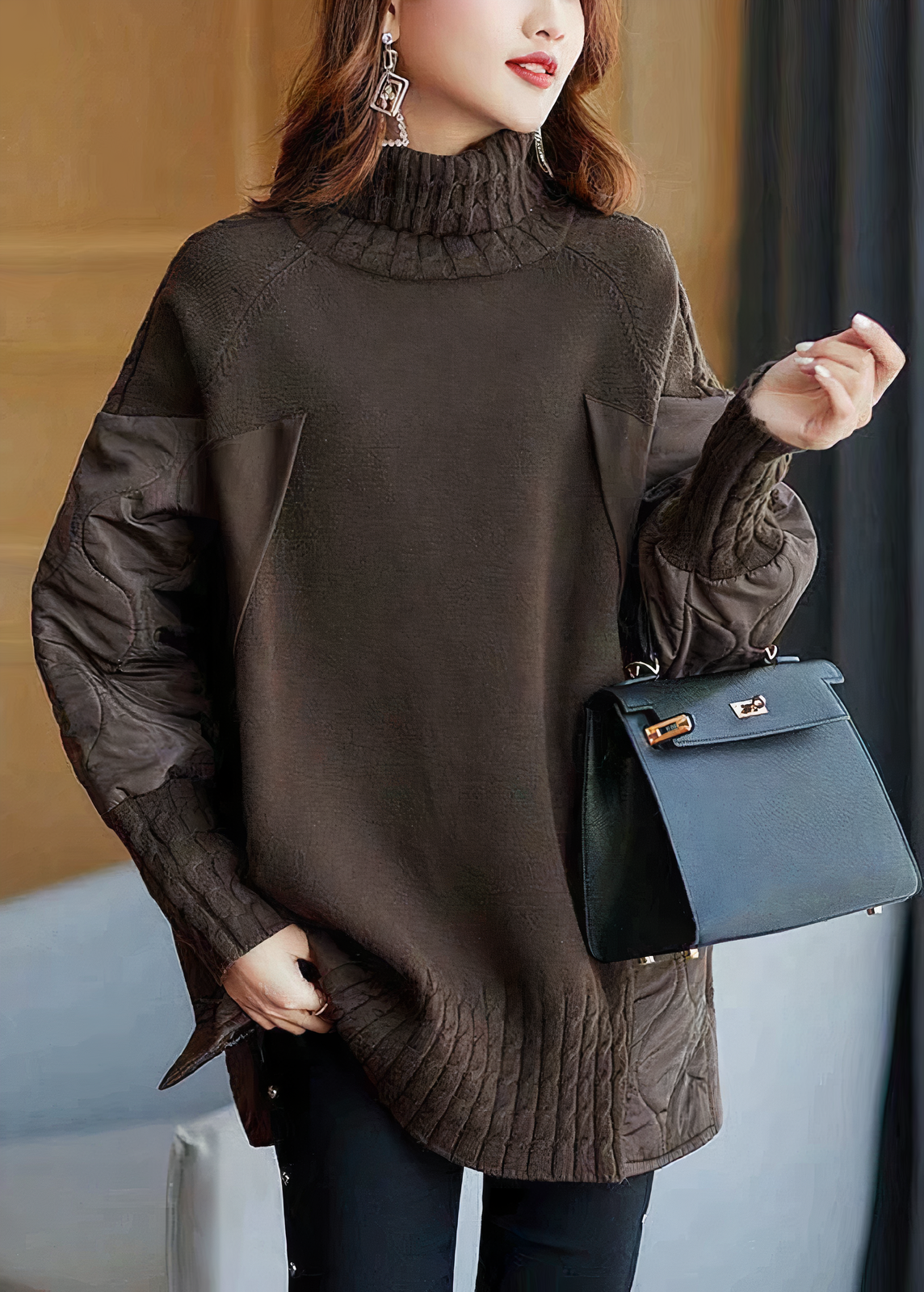 Éloïse - Pull en maille esthétique