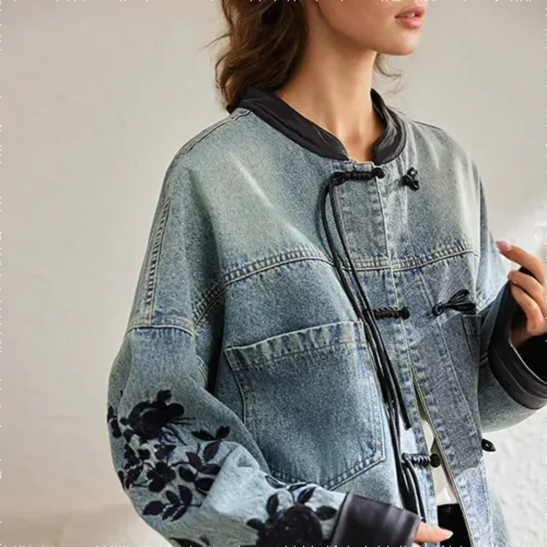 Muriel - Veste vintage surdimensionnée