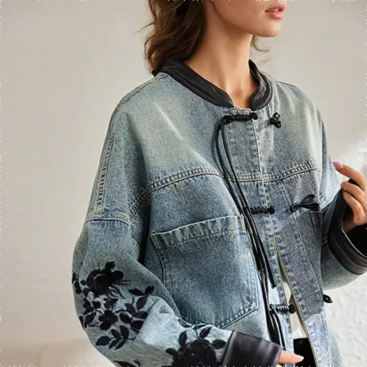 Muriel - Veste vintage surdimensionnée