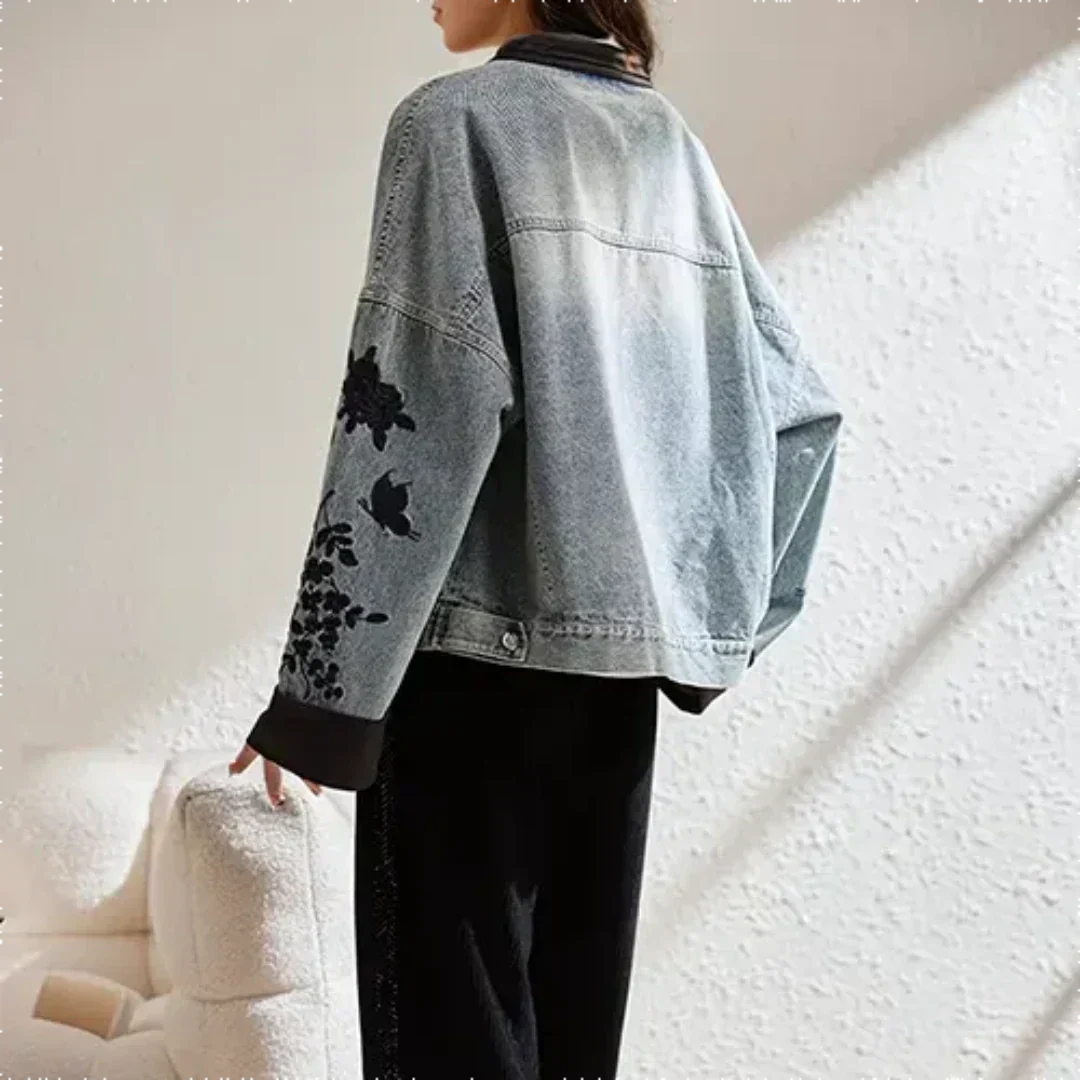 Muriel - Veste vintage surdimensionnée