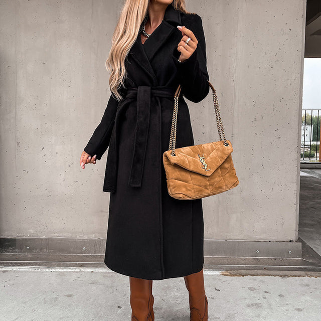 Élégant manteau long pour femme