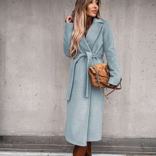 Élégant manteau long pour femme