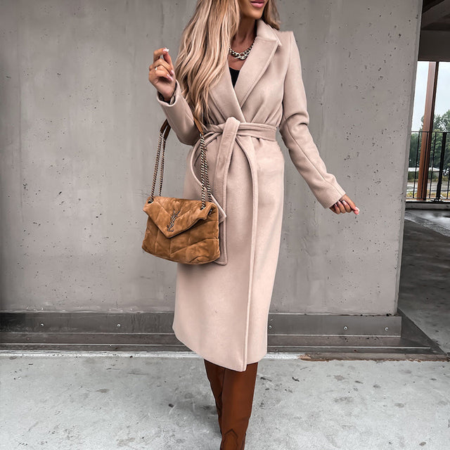 Élégant manteau long pour femme