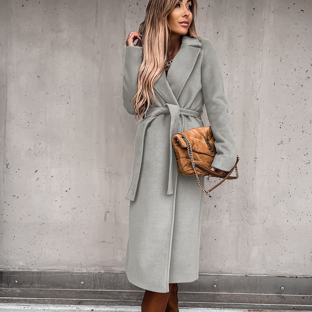 Élégant manteau long pour femme